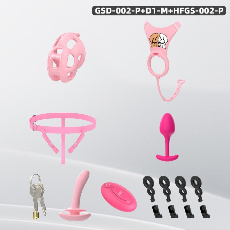 Upgraded Cobra Chastity Cage With Underwear & Plug – Complete Locked Set GSD Series