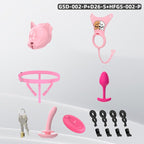 Puppy Head Chastity Cage Set with Underwear & Plug-GSD Series