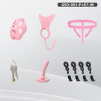 Upgraded Cobra Chastity Cage With Underwear & Plug – Complete Locked Set GSD Series