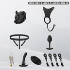 Puppy Head Chastity Cage Set with Underwear & Plug-GSD Series