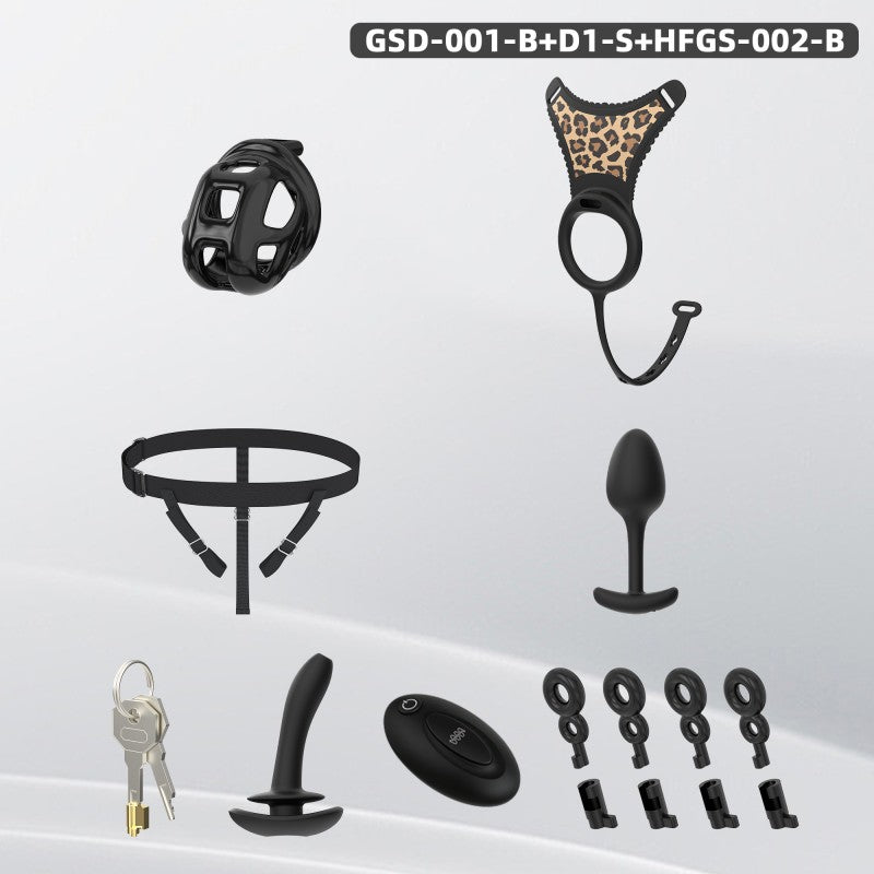 Upgraded Cobra Chastity Cage With Underwear & Plug – Complete Locked Set GSD Series