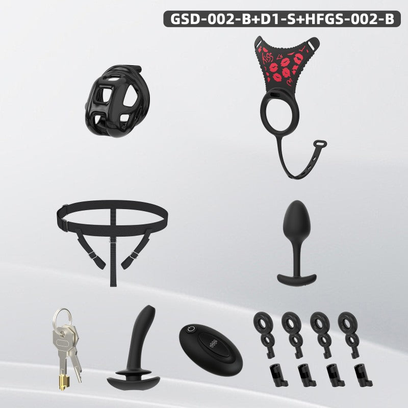 Upgraded Cobra Chastity Cage With Underwear & Plug – Complete Locked Set GSD Series