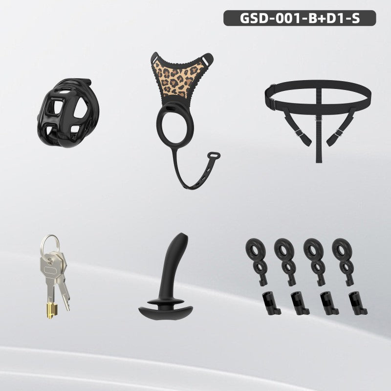 Upgraded Cobra Chastity Cage With Underwear & Plug – Complete Locked Set GSD Series