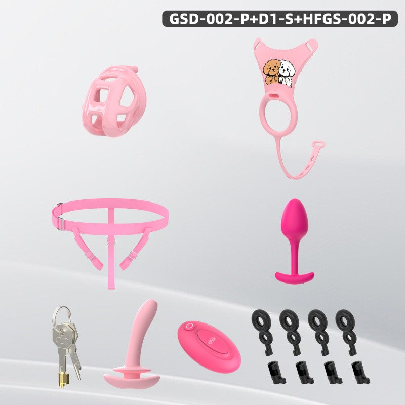 Upgraded Cobra Chastity Cage With Underwear & Plug – Complete Locked Set GSD Series