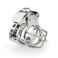 Stainless Steel Chastity Device for Men | Cock Cage with 6-Level Adjustable Fit (32–50mm)