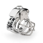 Stainless Steel Chastity Device for Men | Cock Cage with 6-Level Adjustable Fit (32–50mm)