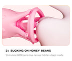 Nipple Sucker Licking Vibrator – Silicone Nipple Stimulator Sex Toy for Women