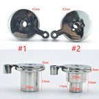 Keyless Inverted Chastity Cage with Urethral Plug