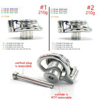 Keyless Inverted Chastity Cage with Urethral Plug