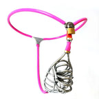 Stainless Steel Pink Chastity Belt SL25006