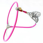 Stainless Steel Pink Chastity Belt SL25006