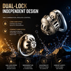 Stainless Steel Dual-Lock Chastity Cage
