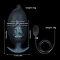 Inflatable Silicone Anal Butt Plug with Air Pump