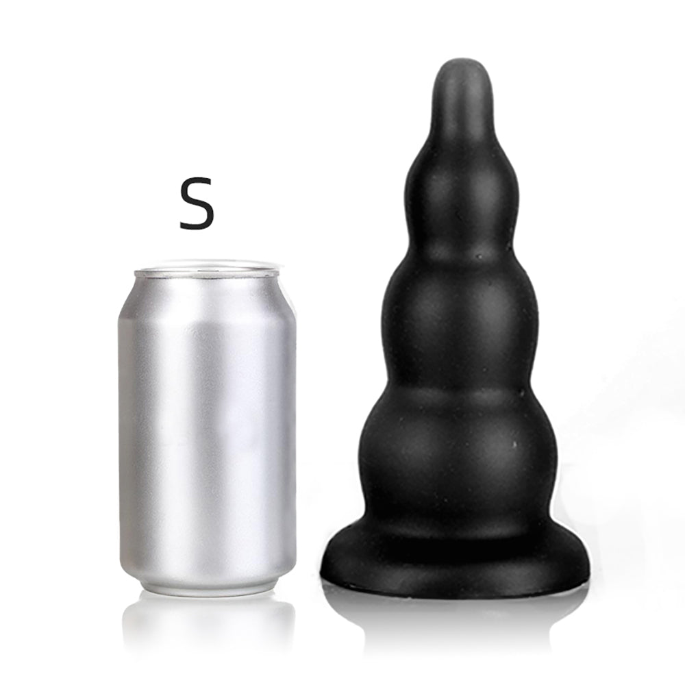 Tower - Ribbed Butt Plug - Thick Butt Plug - Anal Sex Toy