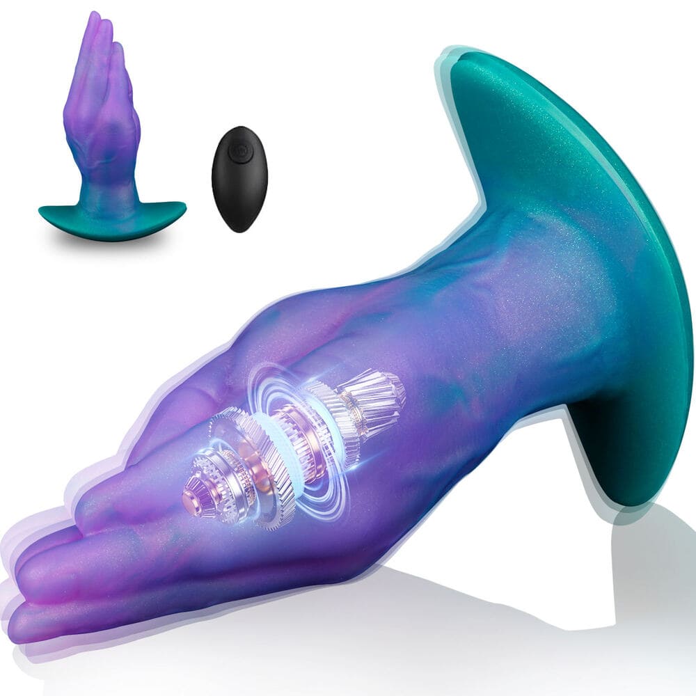 Simon-Silicone-Vibrating-Hand-Anal-Plug-with-Wireless-Remote