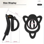 Rope Design Chastity Cage – Artistic Rope-Look Male Lock