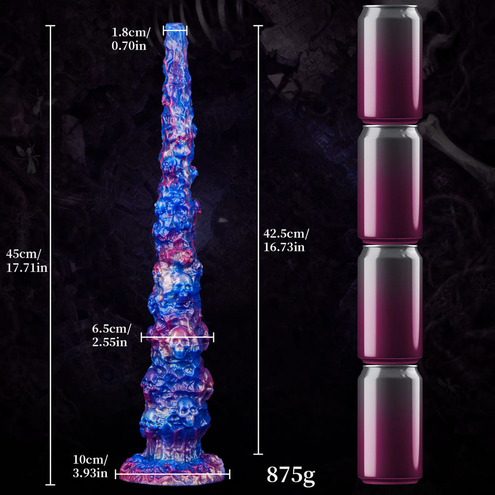 Skeleton-Knight-Endoscopic-Camera-Tentacle-Anal-Plug-Long-Anal-Toy