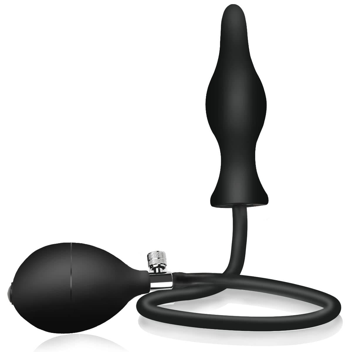 Spiral - Inflatable Butt Plug - Silicone Anal Plug