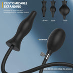 Spiral - Inflatable Butt Plug - Silicone Anal Plug