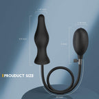 Spiral - Inflatable Butt Plug - Silicone Anal Plug
