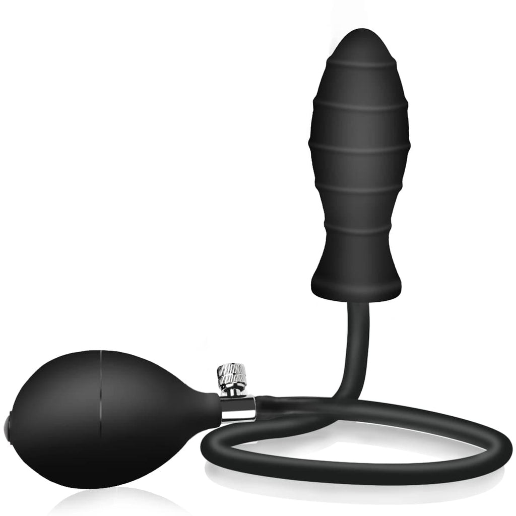 Spiral - Inflatable Butt Plug - Silicone Anal Plug