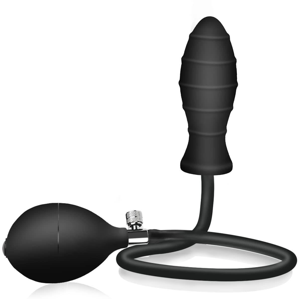 Spiral - Inflatable Butt Plug - Silicone Anal Plug