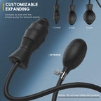 Spiral - Inflatable Butt Plug - Silicone Anal Plug