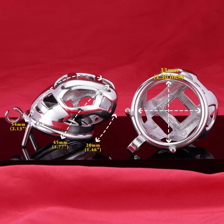 Cobra Metal Chastity Cage– Sleek, Durable & Secure LKM-023