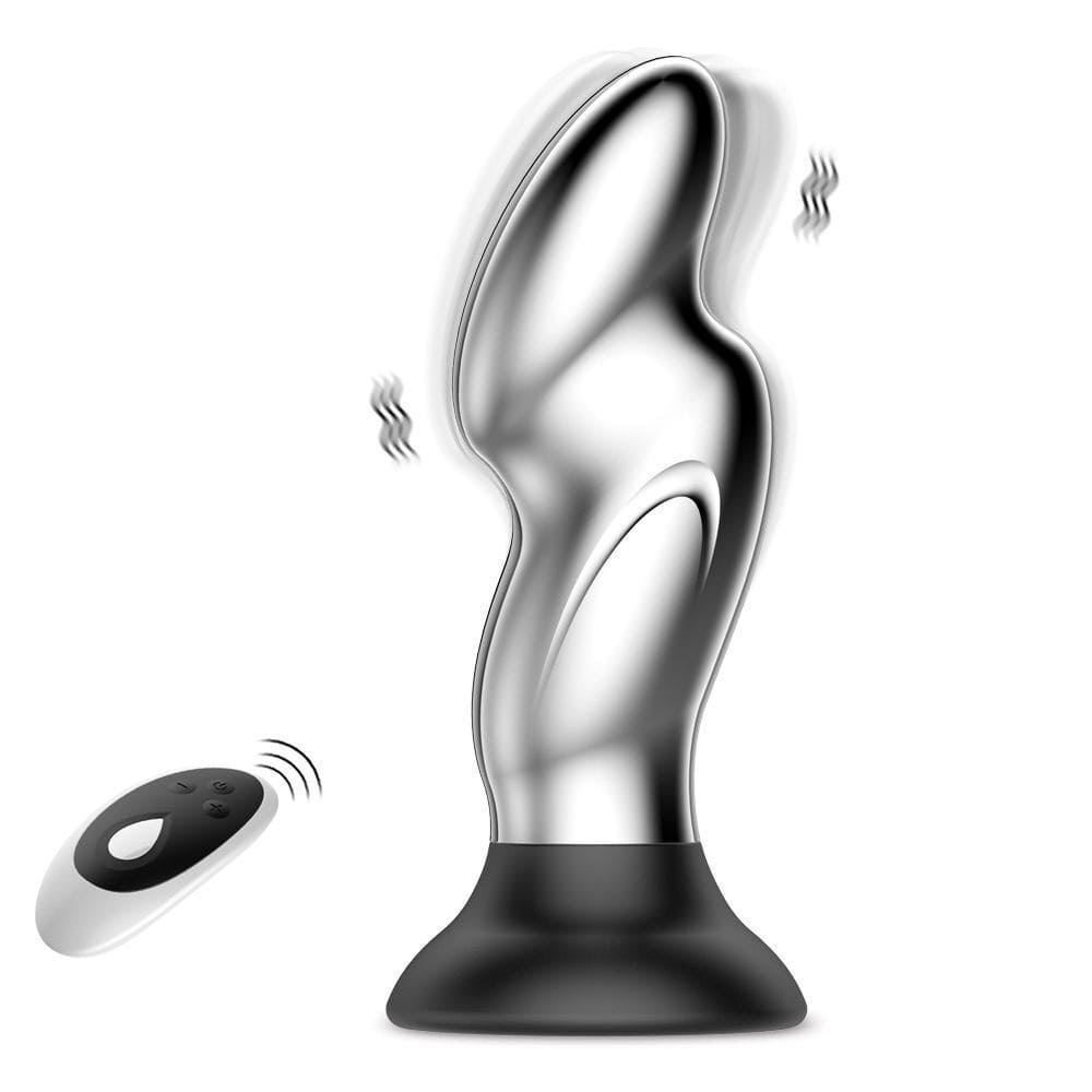 Smooth-Remote-E-Stim-Metal-Prostate-Massager