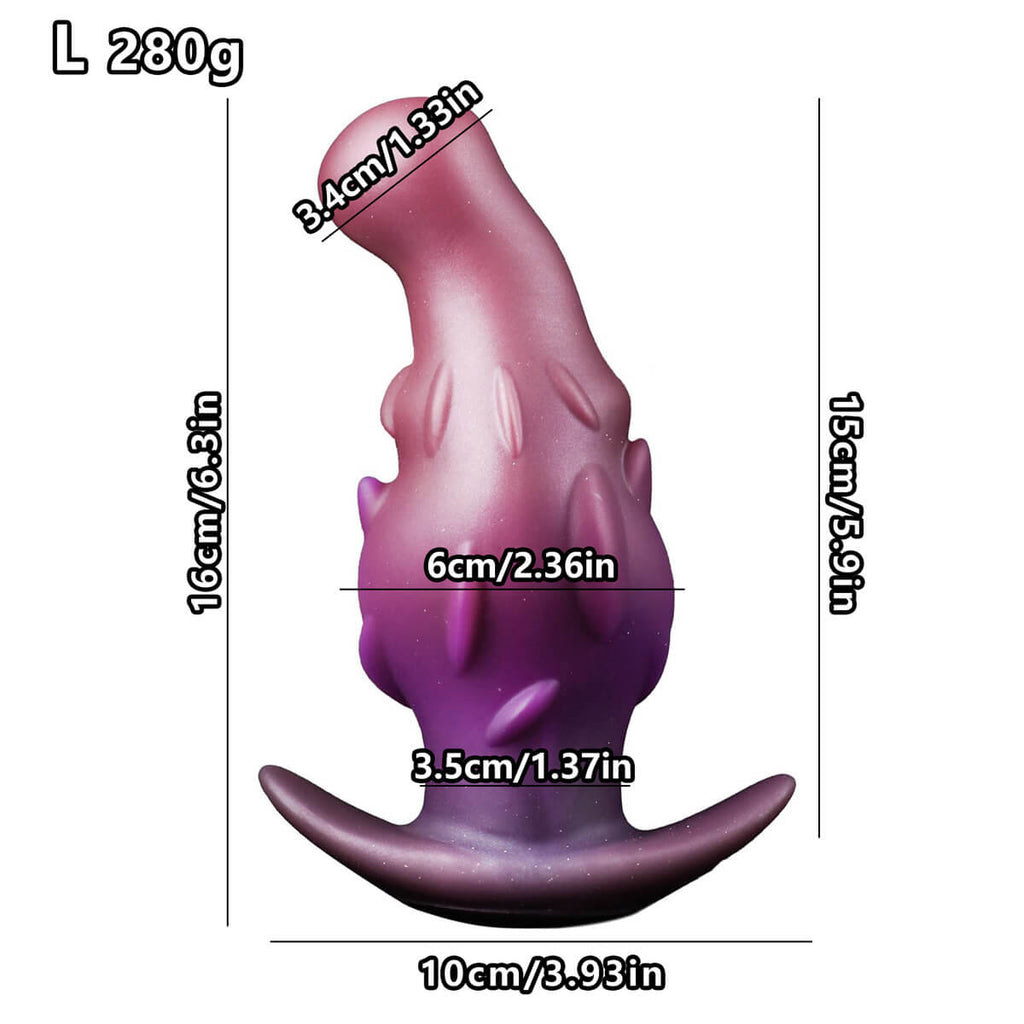 Sweetsop - Silicone Anal Plug - Fantasy Butt Plug - 4 Sizes