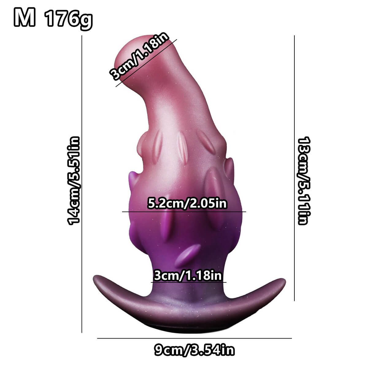 Sweetsop - Silicone Anal Plug - Fantasy Butt Plug - 4 Sizes