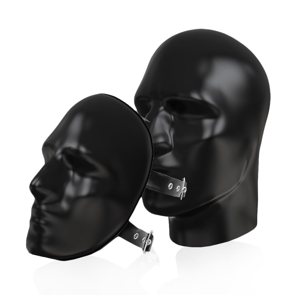 Gibbon Black - THE RUBBER PRISONER Anatomical Latex Mask
