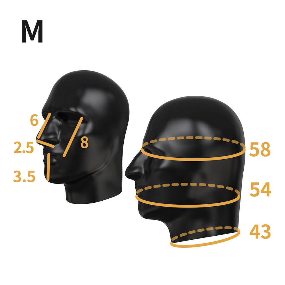 Gibbon Black - THE RUBBER PRISONER Anatomical Latex Mask