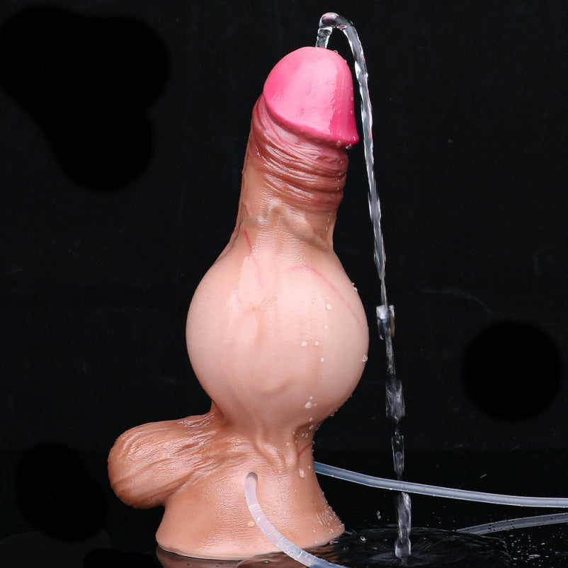Inflatable Fake Cum Realistic Dildo – Life Size Squirting Orgasm Fullness Masturbation