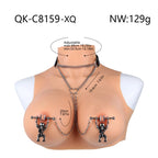 Fantasy Skull Nipple Clamp Bondage Set – Metal-Crafted Forced Orgasm BDSM Instrument
