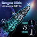 Dragon Dildo with Suction Cup | Platinum Silicone Triple-Zone G-Spot A-Spot Stimulator by Domlust