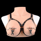 Fantasy Skull Nipple Clamp Bondage Set – Metal-Crafted Forced Orgasm BDSM Instrument