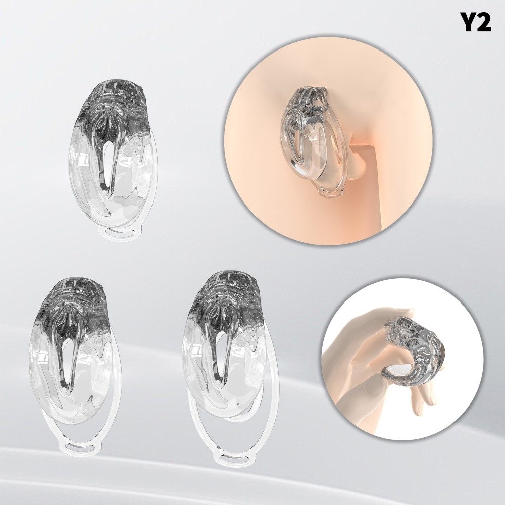 Fufu Clip Resin Sissy Chastity Cage
