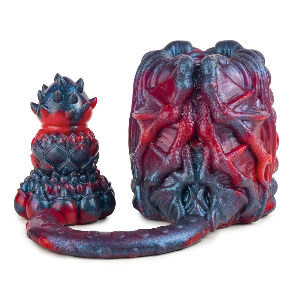 Tak-Silicone-Male-Masturbator-and-Spiked-Anal-Plug