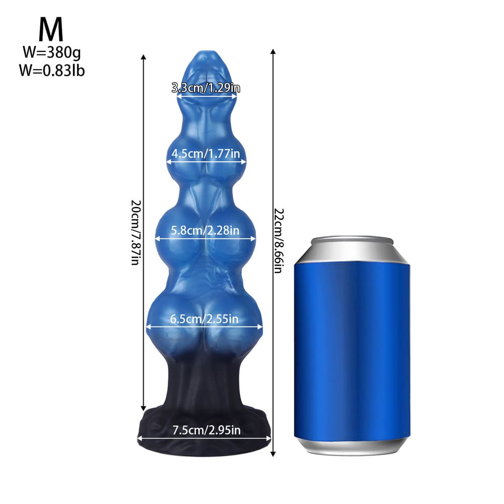 Trinox-Triple-Knot-Fantasy-Dildo-Silicone-Kanis-Dildo