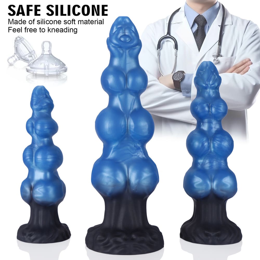 Trinox-Triple-Knot-Fantasy-Dildo-Silicone-Kanis-Dildo