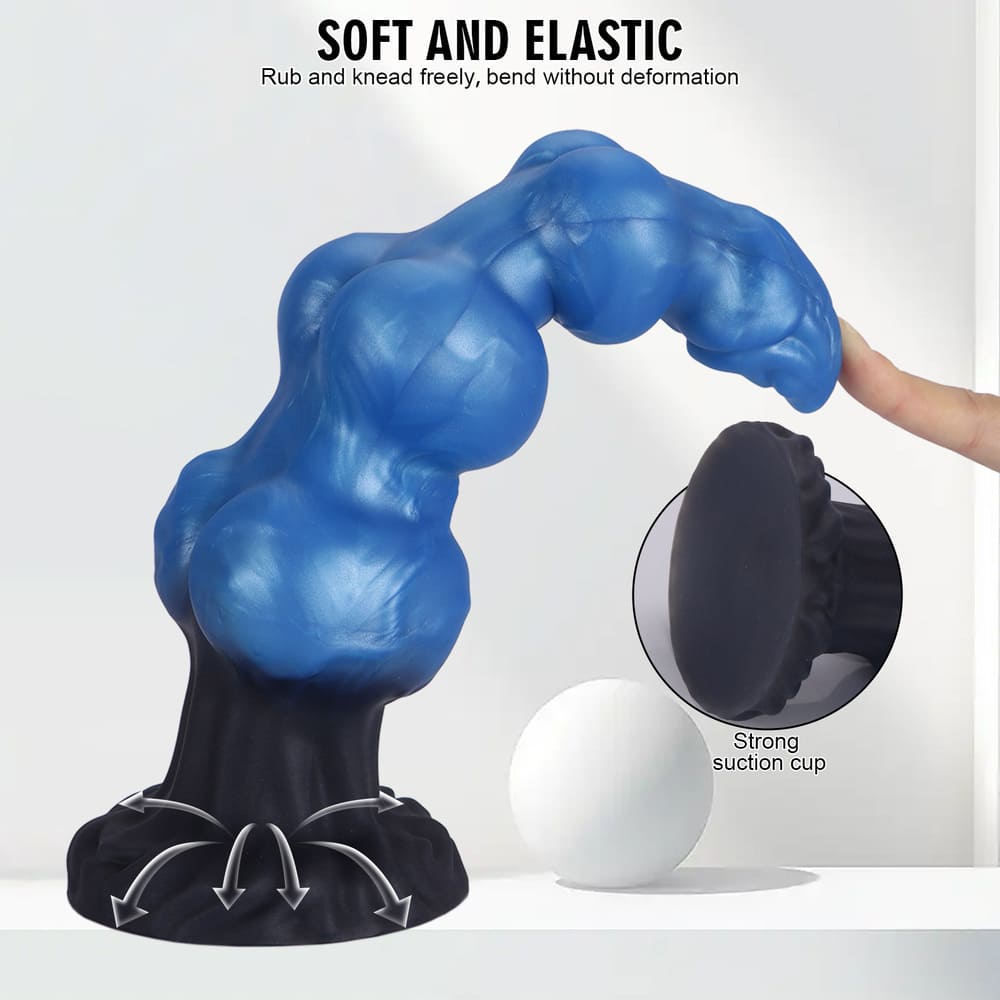 Trinox-Triple-Knot-Fantasy-Dildo-Silicone-Kanis-Dildo