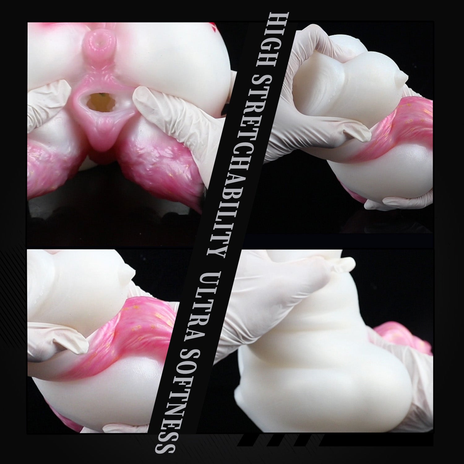 Unicorn Grail Fantasy Horse Butt Pussy Sex Doll — Dual-Entry Platinum Silicone Masturbator