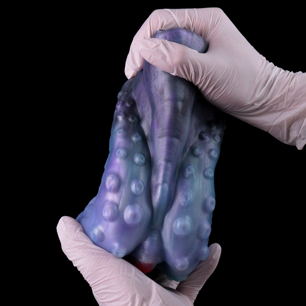 Tentacle-Textured Alien Pussy Stroker with Deep-Sea Suction Design — Fantasy Masturbator for Immersive Solo Play