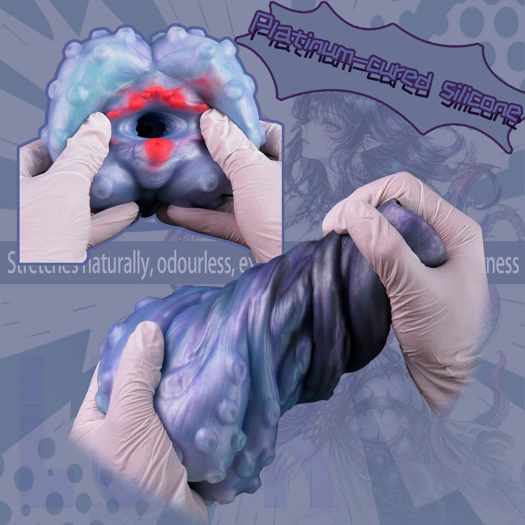 Tentacle-Textured Alien Pussy Stroker with Deep-Sea Suction Design — Fantasy Masturbator for Immersive Solo Play