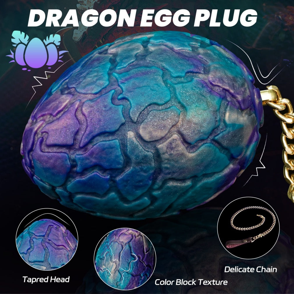 Dragon Egg Fantasy Fist Dildo – Colorful Platinum Silicone Extreme Expansion Anal & Vaginal Toy | Domlust