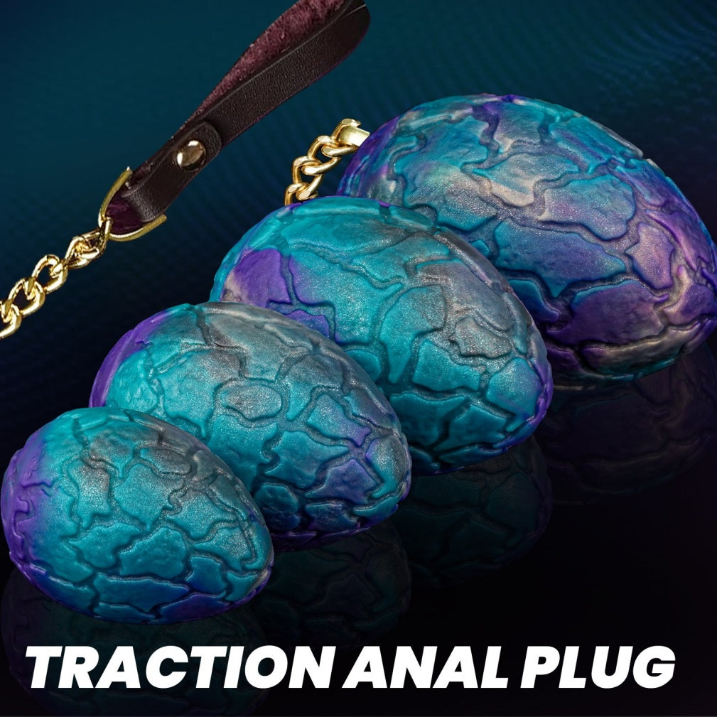Dragon Egg Fantasy Fist Dildo – Colorful Platinum Silicone Extreme Expansion Anal & Vaginal Toy | Domlust