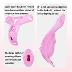 Pink Silicone Fantasy Chastity Cage Pants – Strapon Control & Bondage Play for Women