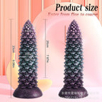 Abyssal Spine Monster Dildo | Platinum Silicone Thrusting Vibrator with Heating & Remote – Domlust