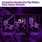 Vexar-3-IN-1-Vibrating-Penis-Ring-Rose-Clitoral-Vibrator-with-Wireless-Remote